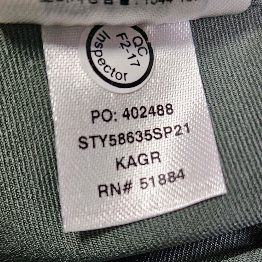 Patagonia Fleetwith Skort Womens Medium Green Hiking Active Wrap Skirt 58635 - Picture 9 of 9